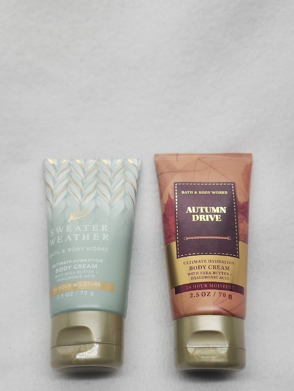 Bath & Body Works Sweater Weather & Autumn Drive Body Creams Set